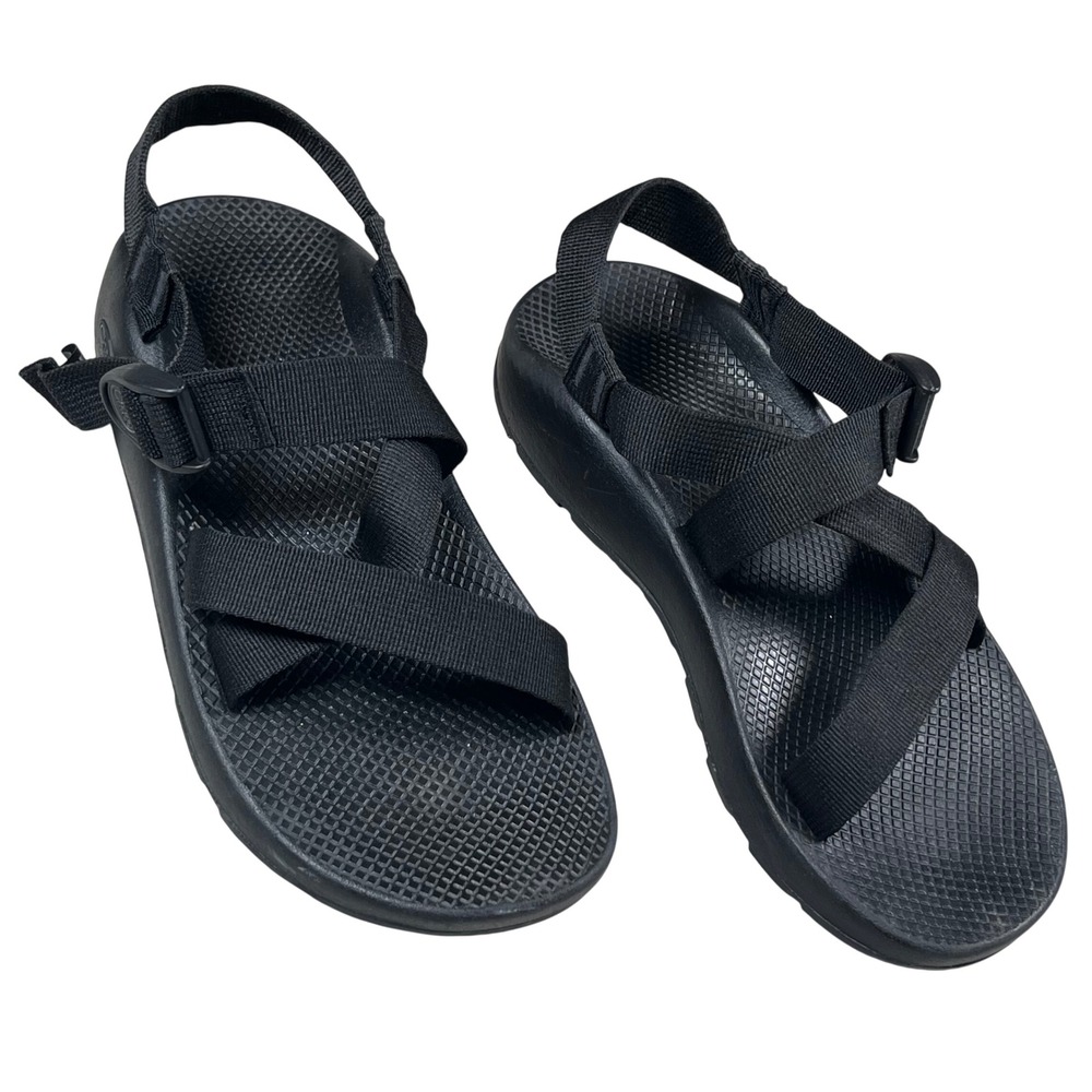 Chaco Z/1 Classic Sandals Men 11W Wide Black Adjustable Straps Hiking Gorpcore